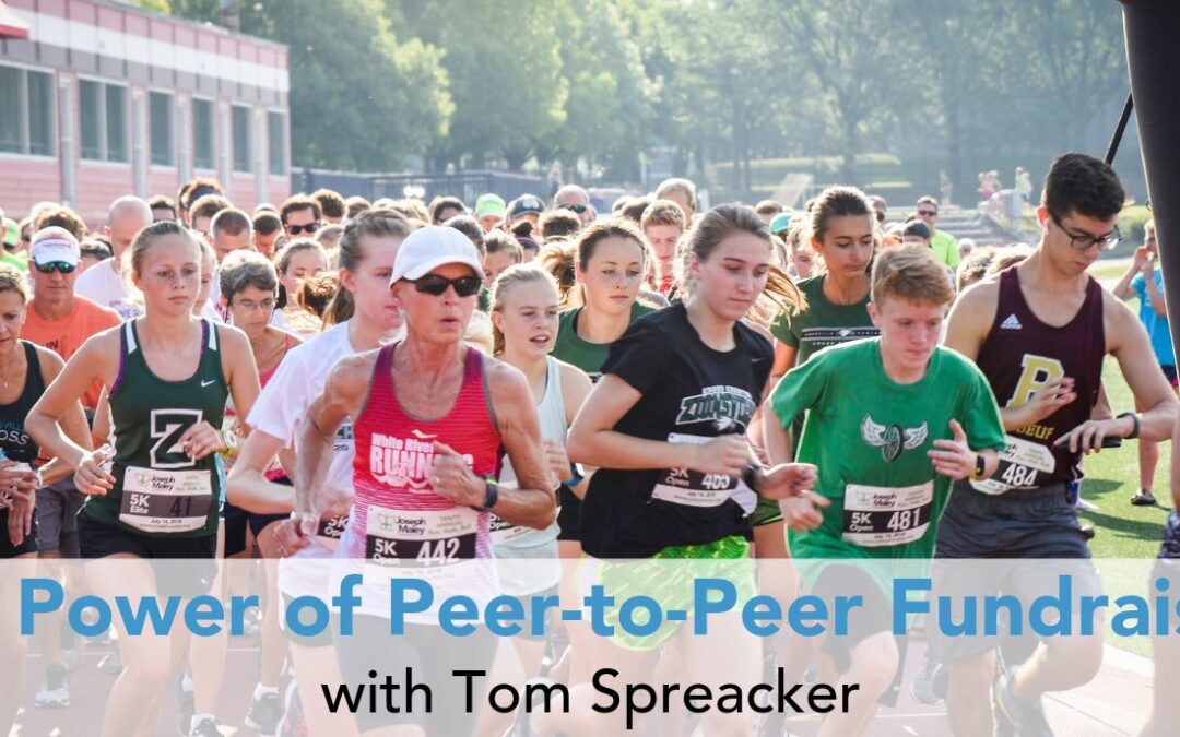 Group of Run, Walk, Roll runners on the streets of downtown.