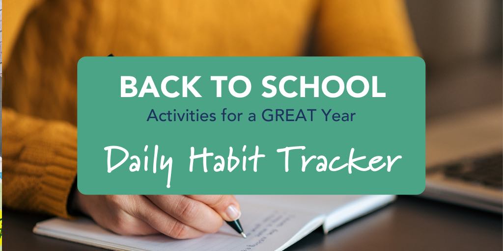 Back to School: Activities for a GREAT Year! (Activity #2)